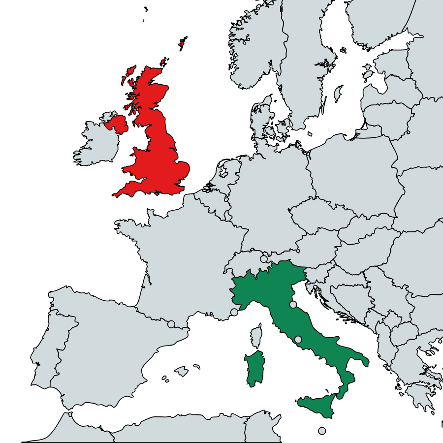 Tralcoco Italia - Regno Unito